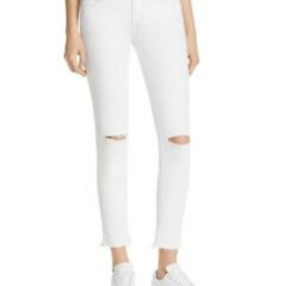 CURRENT/ELLIOT Stilleto Sugar Knee Destroy Raw Hem